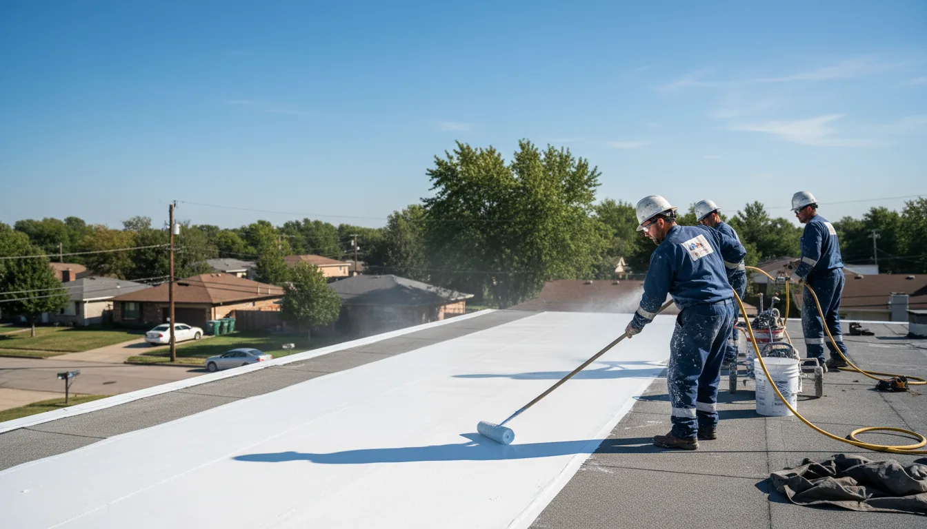 Commercial roof coating in Nemours, WV near me